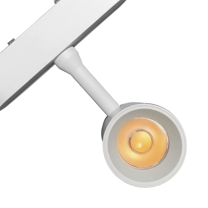 Spot Magnético Nordecor Kay In 24° 9 watts 3000K 48V IRC90 Branco Ø45x100mm 6709