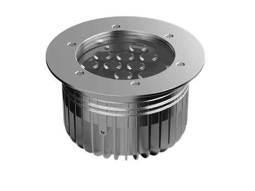 Embutido de Solo Powerlume 20 watts IP67 Alumínio e Difusor Acrílico Bivolt 126x177x150mm ESX20W