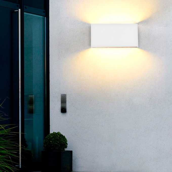 Arandela Nordecor Voky 12 watts 3000K Branco IP65 300x100x31mm Bivolt 6696