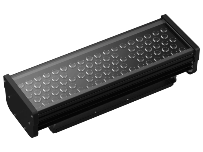 Projetor Powerlume Longo Alcance 90 watts IP67 Alumínio e Difusor Vidro Bivolt 180x542mm PLA90W