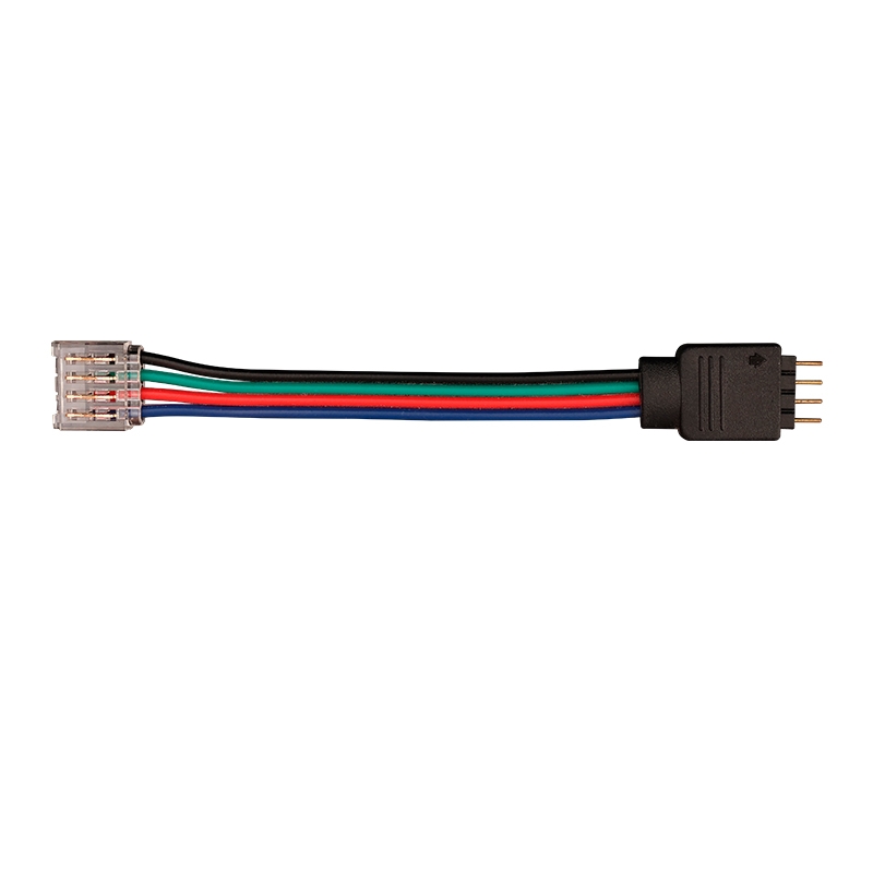 Cabo de Emenda Nordecor para Fita Led RGB 10mm 6A (Kit com 10 unidades) 7200