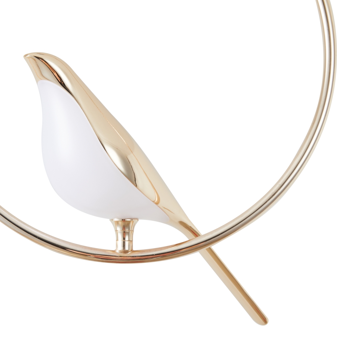 Pendente Nordecor Vogel Uno 10 watts 3000K Dourado e Preto Ø350xmm 2430