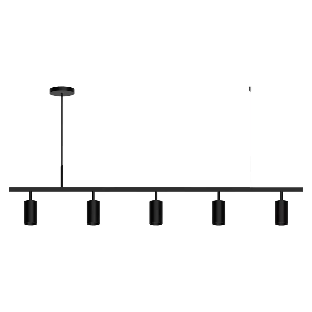 Pendente Montare Atria 5L Mini Dicroica MR11 1400x100x150mm 309140
