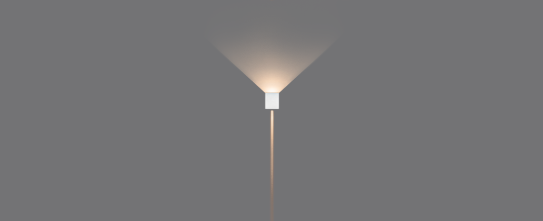 Arandela Stella Wall Plus Branco Policarbonato 10 watts 3000K 90°|2° IP65 STL22736BR/30