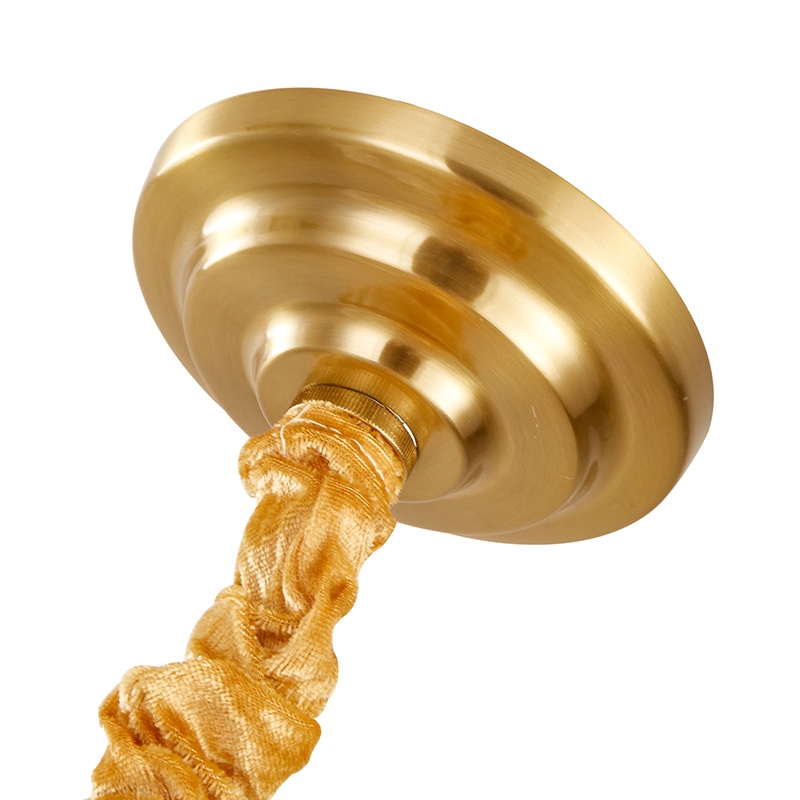 Pendente Nordecor Velle 8L E14 Dourado Fosco Ø800mm 2951