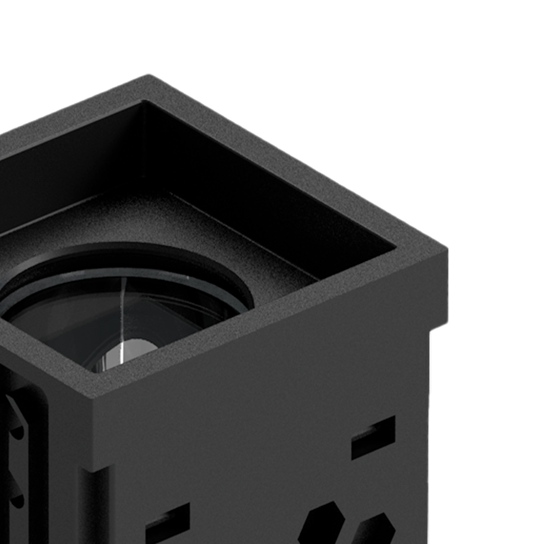 Módulo Dowlight Led Embutido Nordecor Tap 5 watts 2700K 24° Preto IRC90 Bivolt 44,3x44,3x55mm 6671