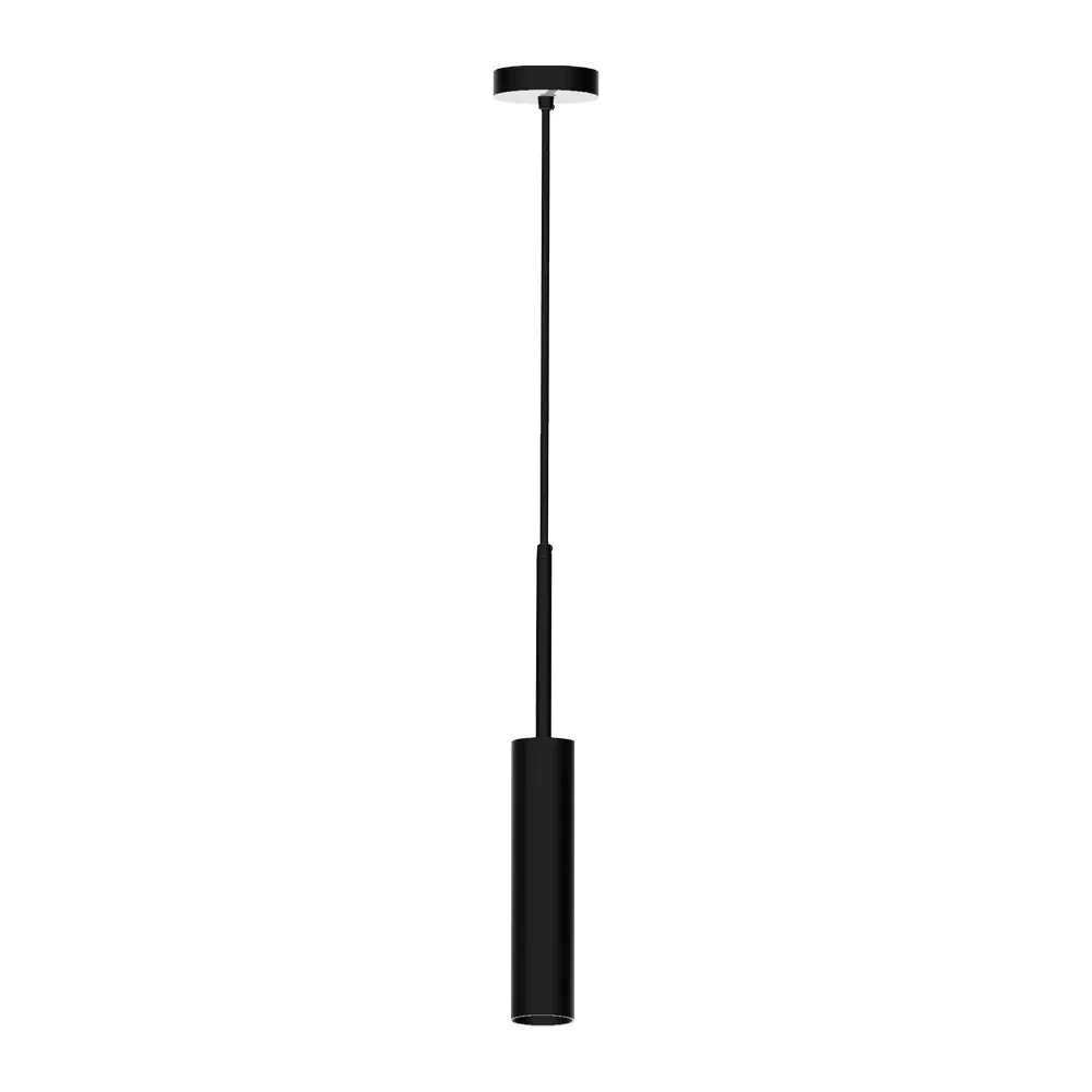 Pendente Montare Round Slim 100mm 1L Mini Dicroica MR11 Ø50x250mm 66325