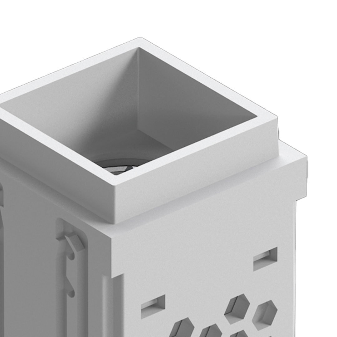 Módulo Dowlight Led Embutido Nordecor Tap Quadrado 5 watts 2700K 24° Branco IRC90 Bivolt 44,3x44,3x62,5mm 6668