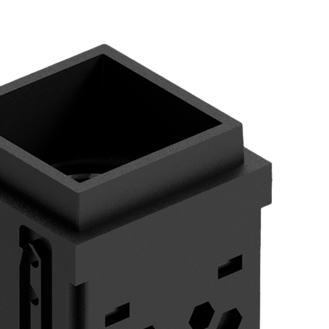 Módulo Dowlight Led Embutido Nordecor Tap Quadrado 5 watts 2700K 24° Preto IRC90 Bivolt 44,3x44,3x62,5mm 6669