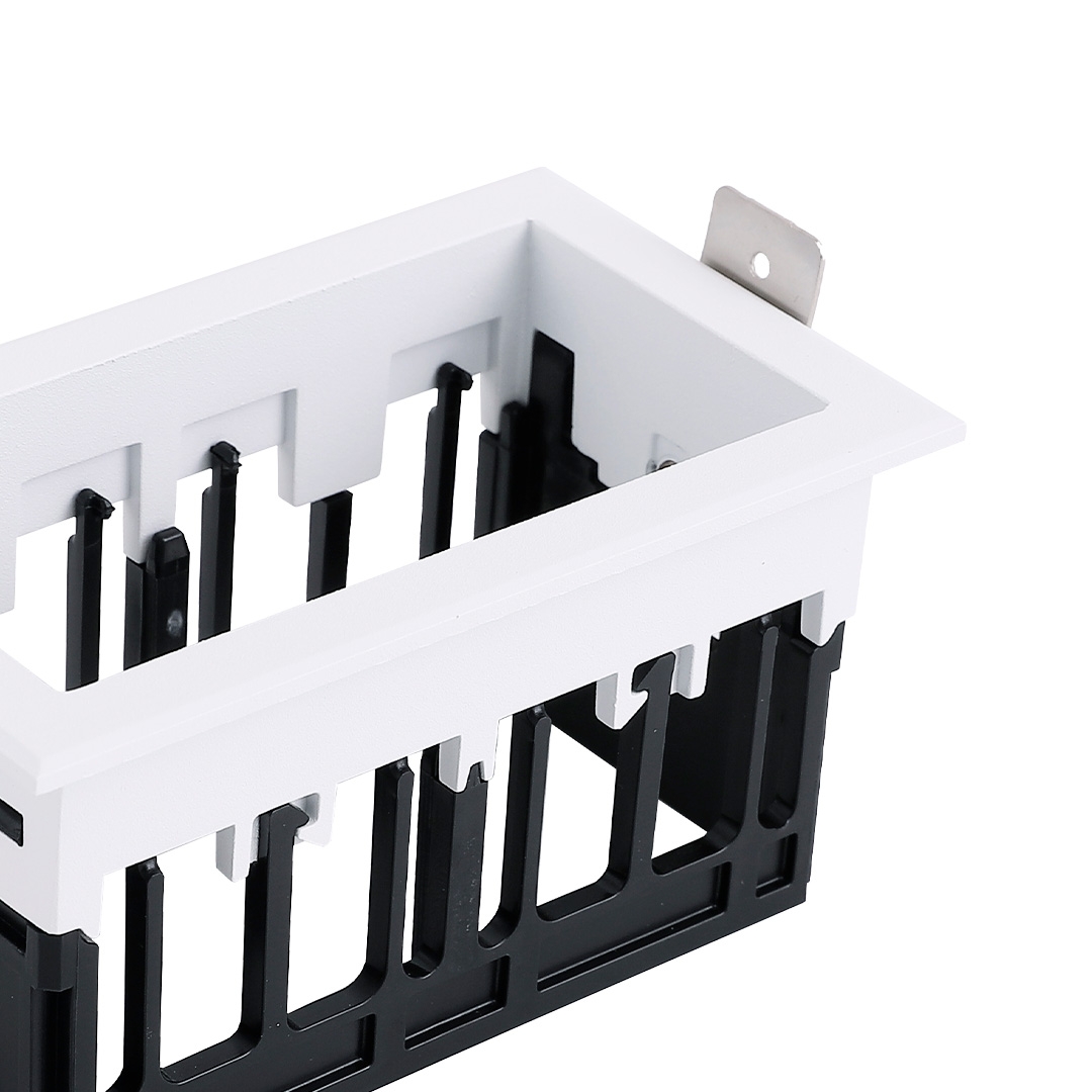 Moldura Embutir para Tap Duplo Nordecor Branco 108x64x55mm 6674
