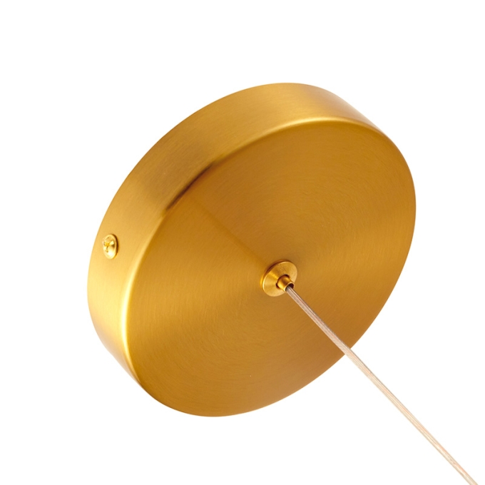 Pendente Nordecor Lavi 8 watts 3000K Dourado 100x100mm 2961