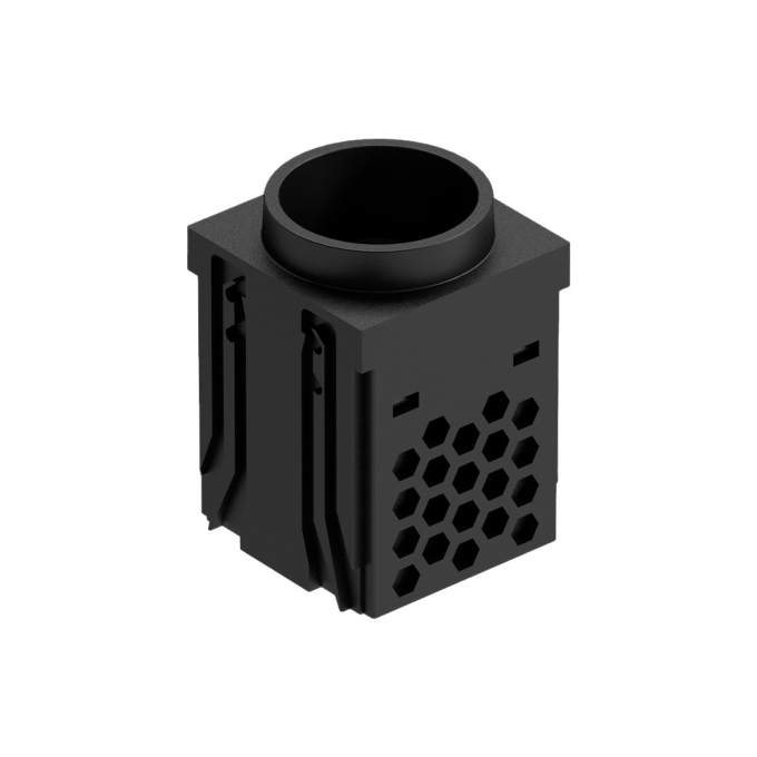 Módulo Dowlight Led Embutido Nordecor Tap Redondo 5 watts 2700K 24° Preto IRC90 Bivolt 44,3x44,3x62,5mm 6667