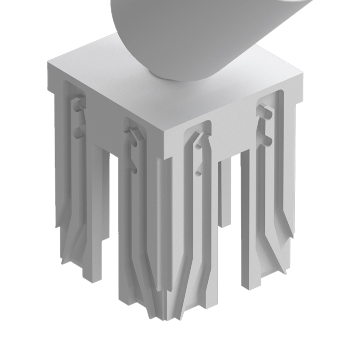 Módulo Spot Led Embutido Nordecor Tap 5 watts 2700K 24° Branco IRC90 Bivolt 35x55mm 6662