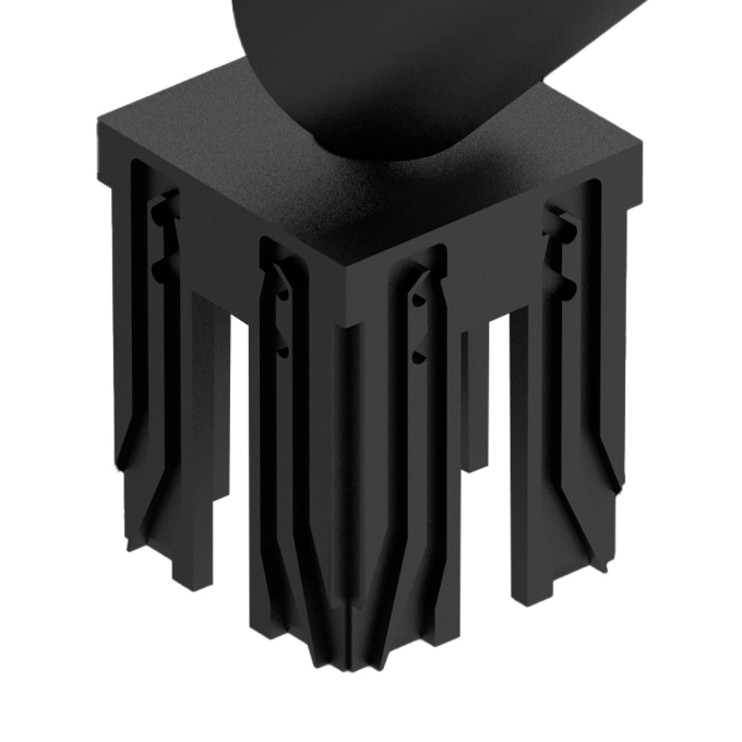 Módulo Spot Led Embutido Nordecor Tap 5 watts 2700K 24° Preto IRC90 Bivolt 35x55mm 6663