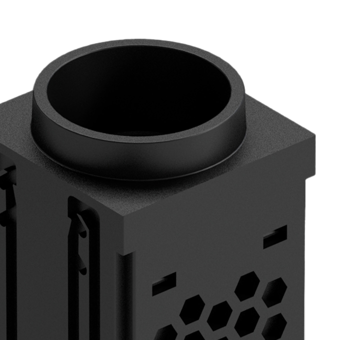 Módulo Dowlight Led Embutido Nordecor Tap Redondo 5 watts 2700K 24° Preto IRC90 Bivolt 44,3x44,3x62,5mm 6667