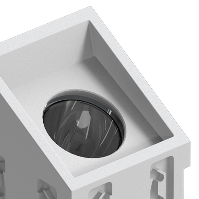 Módulo Dowlight Led Embutido Nordecor Tap Direcionável 5 watts 2700K 24° Branco IRC90 44,3x44,3x80,3mm 6664