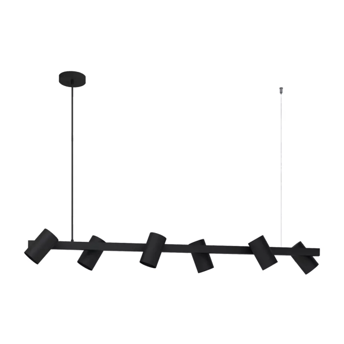 Pendente Montare Atria Plus 5L Dicroica MR16 1400x100x150mm 319140