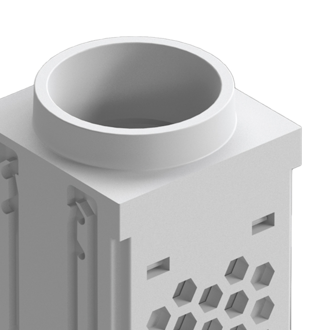 Módulo Dowlight Led Embutido Nordecor Tap Redondo 5 watts 2700K 24° Branco IRC90 Bivolt 44,3x44,3x62,5mm 6666