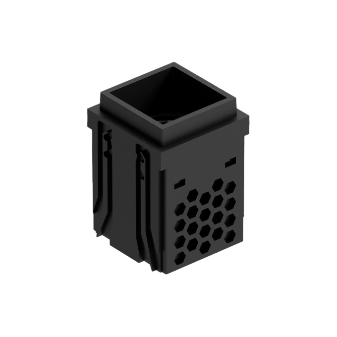 Módulo Dowlight Led Embutido Nordecor Tap Quadrado 5 watts 2700K 24° Preto IRC90 Bivolt 44,3x44,3x62,5mm 6669