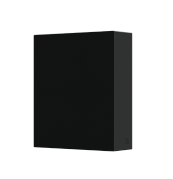 Arandela Stella Wall Plus Preto 2 Fachos Abertos Policarbonato 10 watts 3000K 90°|90° IP65 STL22734PTO/30