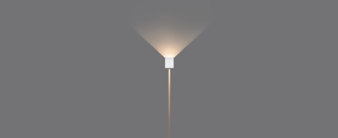 Arandela Stella Wall Plus Branco Policarbonato 10 watts 3000K 90°|2° IP65 STL22736BR/30