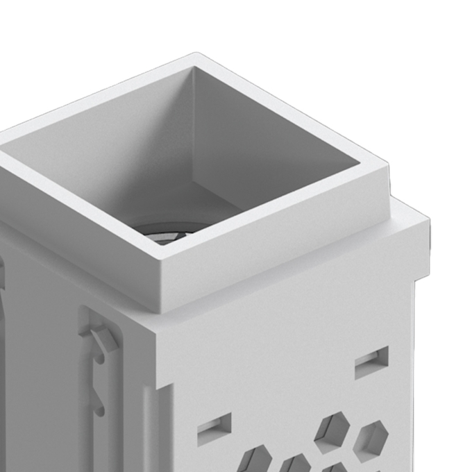 Módulo Dowlight Led Embutido Nordecor Tap Quadrado 5 watts 2700K 24° Branco IRC90 Bivolt 44,3x44,3x62,5mm 6668