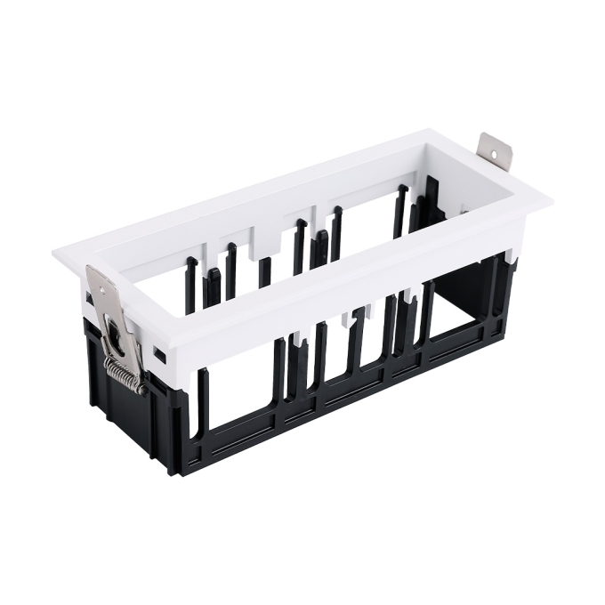 Moldura Embutir para Tap Triplo Nordecor Branco 153x64x55mm 6676