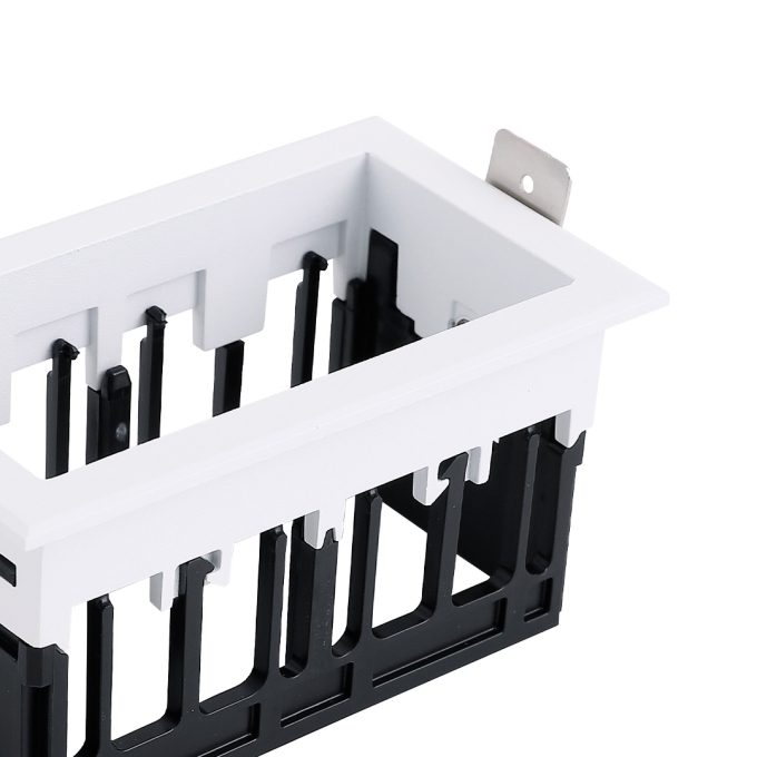 Moldura Embutir para Tap Duplo Nordecor Branco 108x64x55mm 6674
