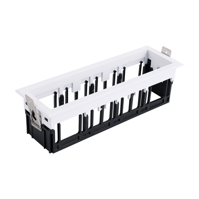 Moldura Embutir para Tap Quadruplo Nordecor Branco 197x64x55mm 6678