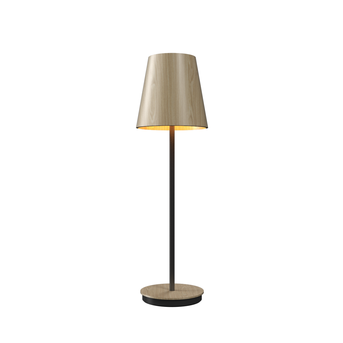 Abajur Accord Cônico 1L E27 Ø180x760mm 7088