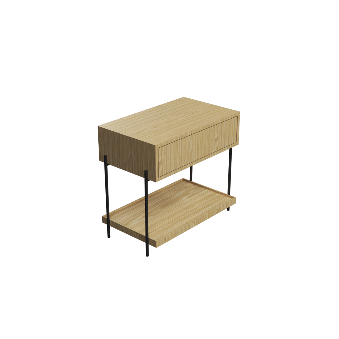 Mesa de Cabeceira Accord Clean 650x735x420mm F1027