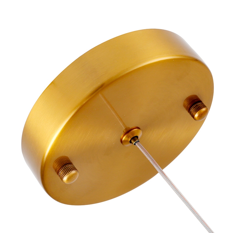Pendente Nordecor Miza Oli 12 watts 2700K Ouro Brilho Ø160x350mm 2955