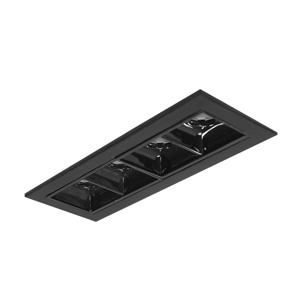 Embutido Newline Pixel 4 Focos 8 watts 36° 2700K Bivolt 123x45x40mm EM03031LED27