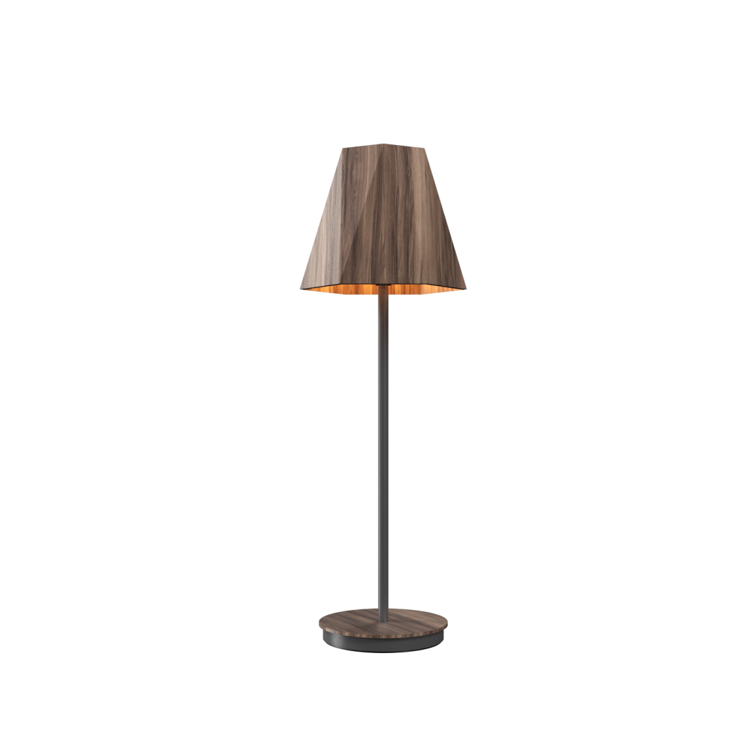 Abajur Accord Facetado 1L E27 Ø200x600mm 7085