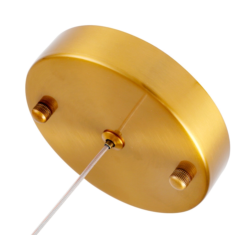 Pendente Nordecor Miza 18 watts 2700K Ouro Brilho Ø210x240mm 2952
