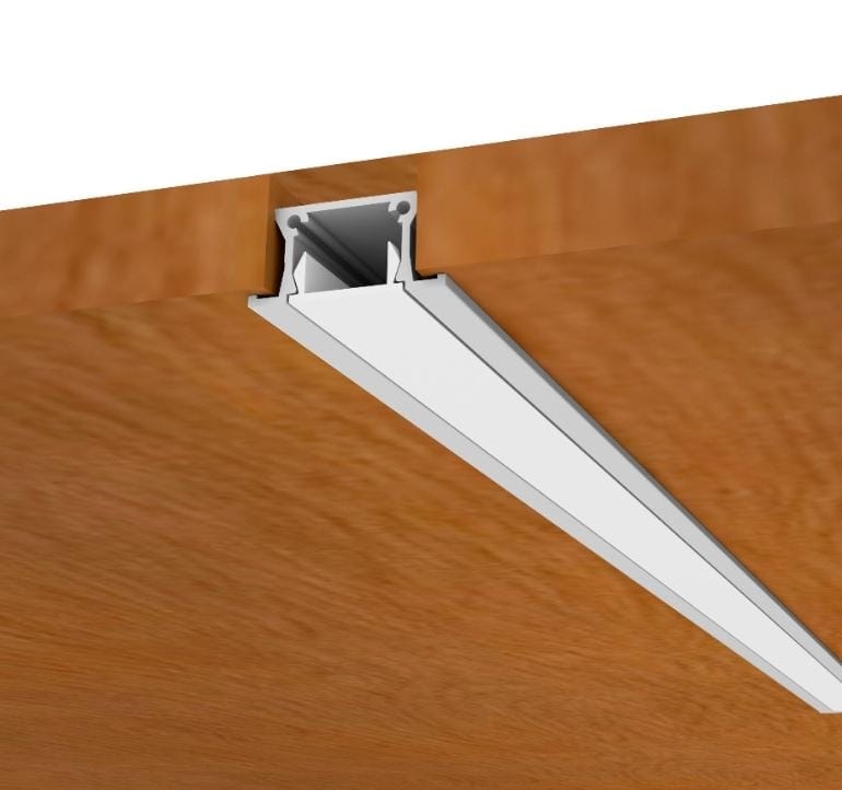 Perfil Linear Newline Embutir Fit15 Mobil 3000x25x13mm 
SCPE14300