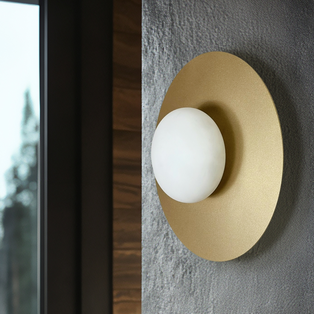 Arandela Itamonte Voss Alumínio e Vidro Branco Fosco 4 watts 3000K 230x70mm 289-301