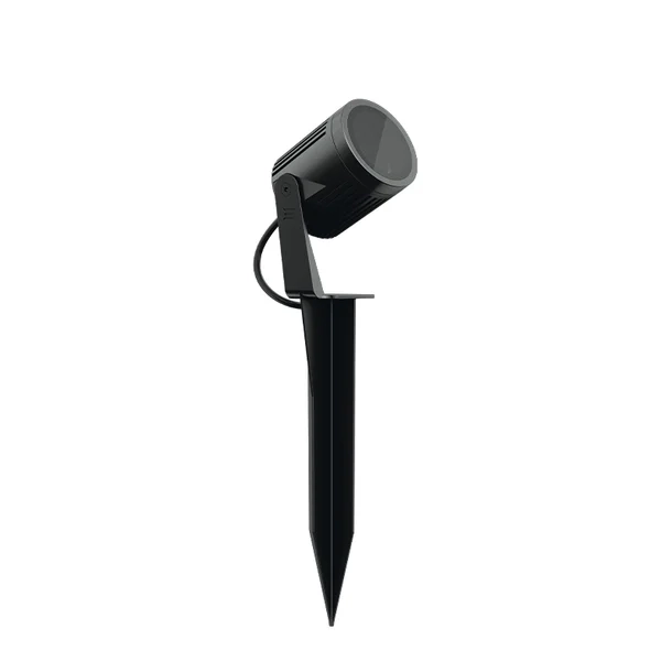 Espeto Stella S.Ground 18,5 Watts 3000K IP67 14° Com Grade Antiofuscante Preto Alumínio Bivolt STL23766/30