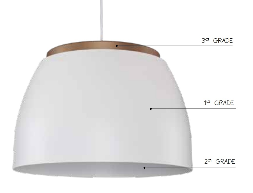 Pendente Newline Zoé 1L E27 Ø450x270mm PD02014
