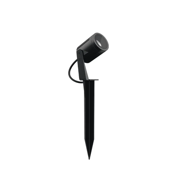 Espeto Stella S.Ground 6,5 Watts 3000K IP67 14° Com Grade Antiofuscante Preto Alumínio Bivolt STL23764/30
