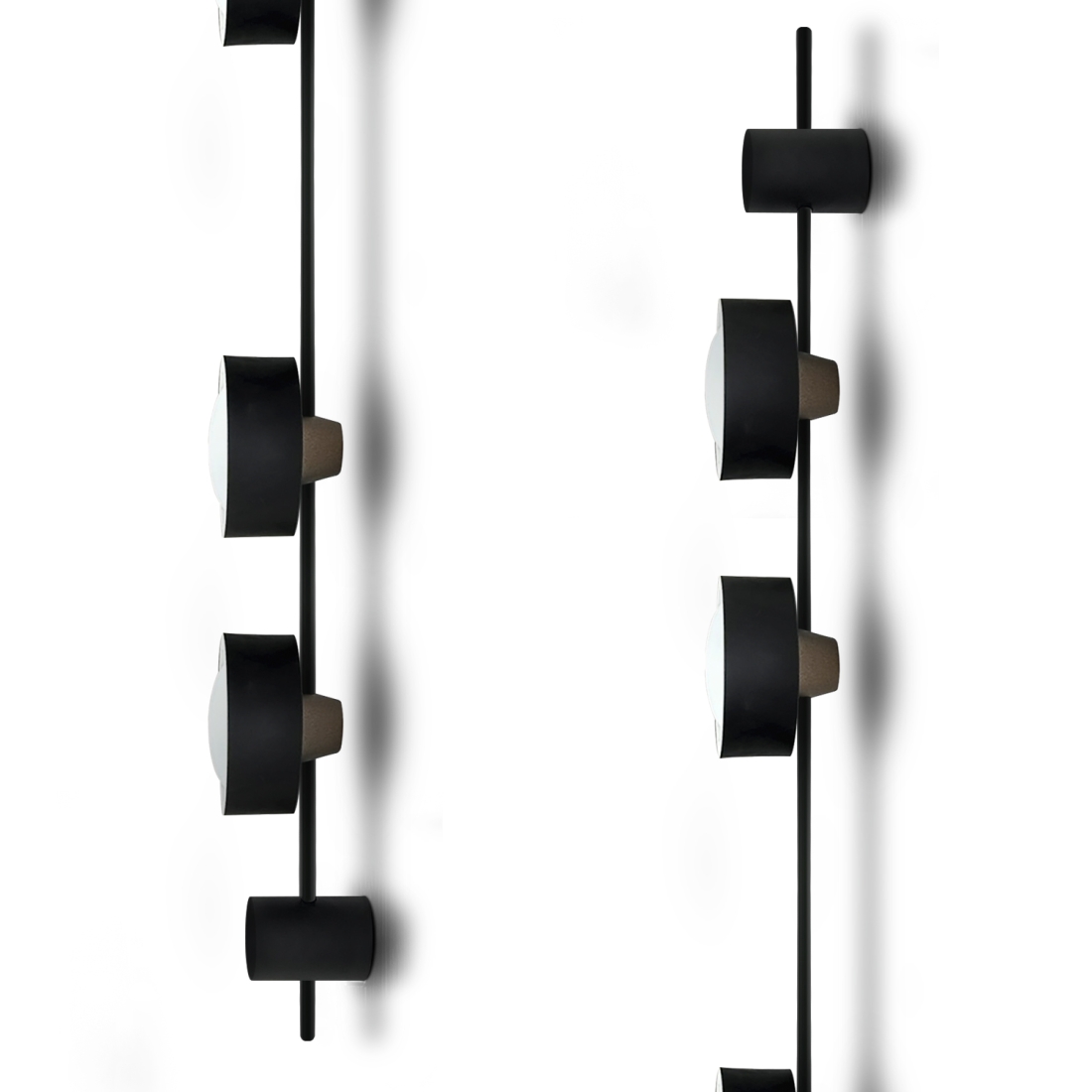 Arandela Itamonte Olodum B4 Alumínio e Vidro Fosco Branco 16 watts 3000K 1400x130mm 287-301  