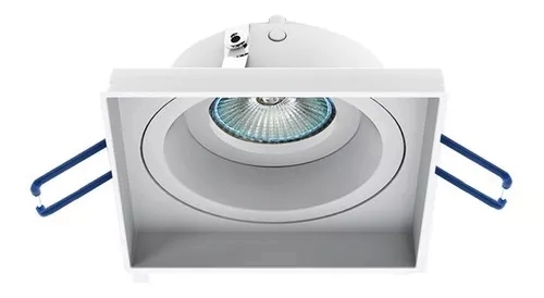 Embutido Interlight No Frame Recuado 1L AR70 103x103x38mm IL 4712-GZ