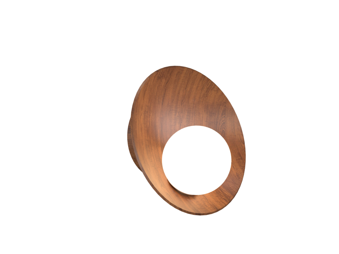 Arandela Accord Oyster 1L Mini Bulbo 330x340x195mm 4217