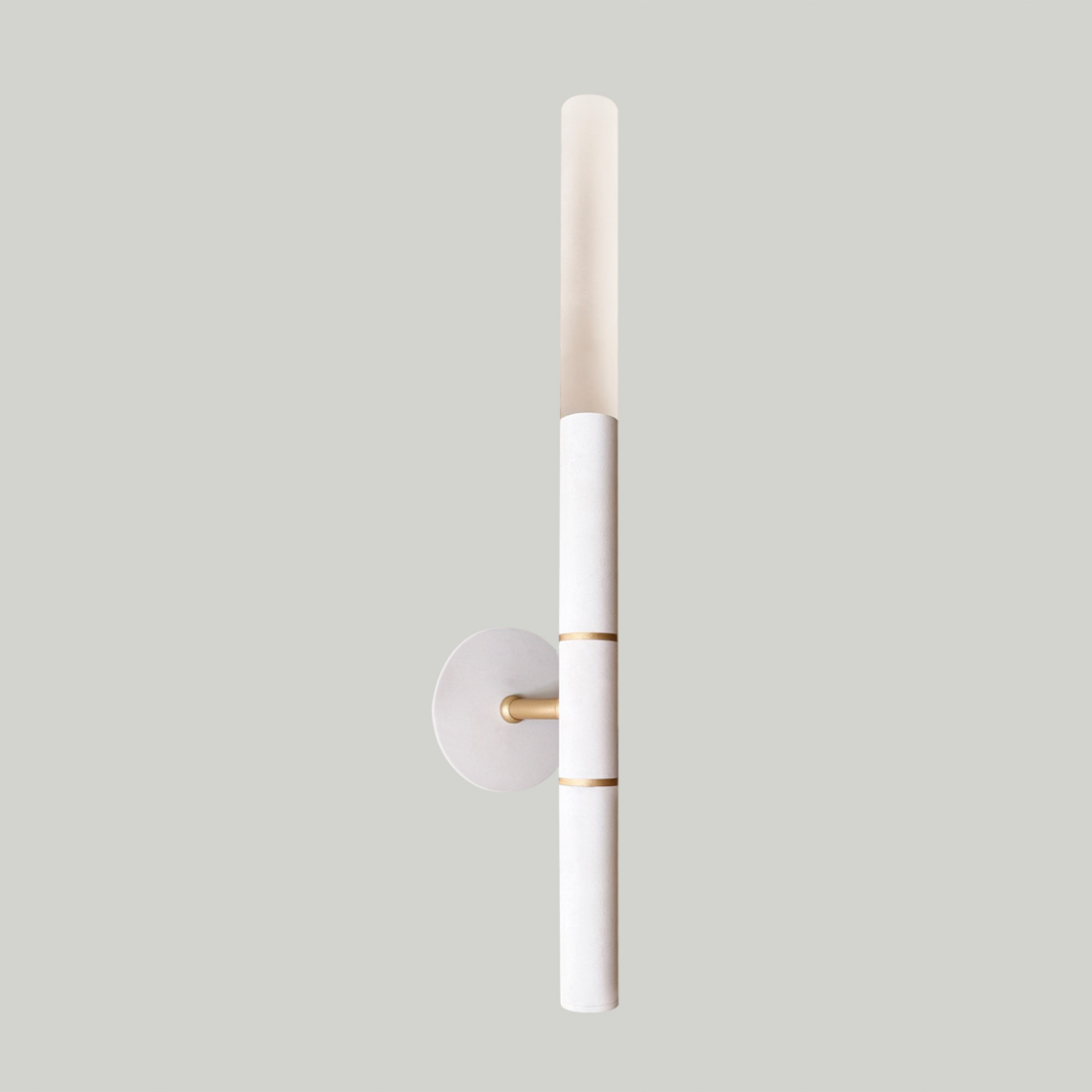 Arandela Itamonte Ice I Alumínio e Vidro Fosco Branco 1L G9 25x390x55mm 300