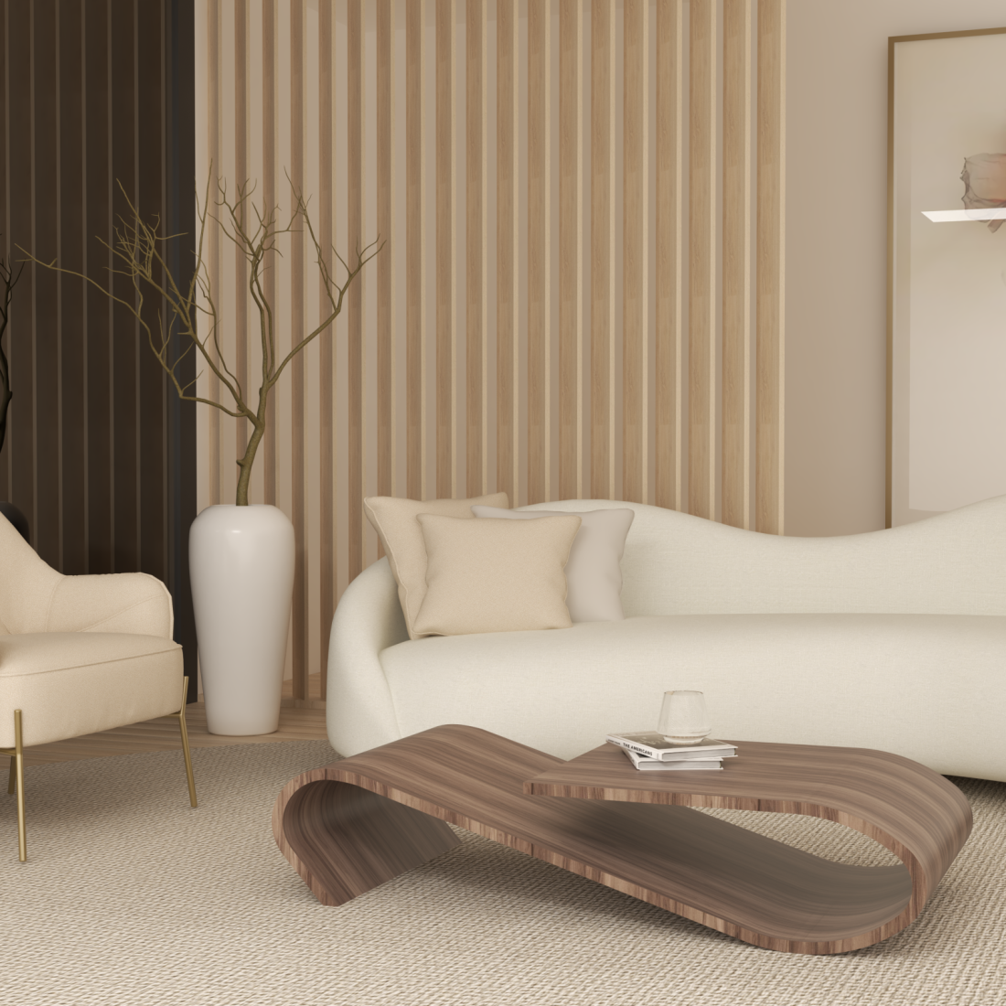 Mesa de Centro Accord Sense 300x1240x700mm F1051