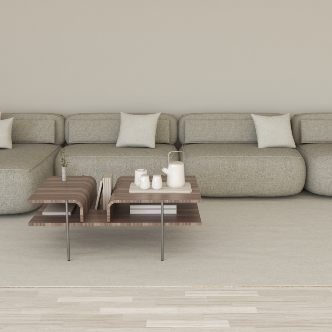 Mesa de Centro Accord Cascade 400x1700x735mm F1026