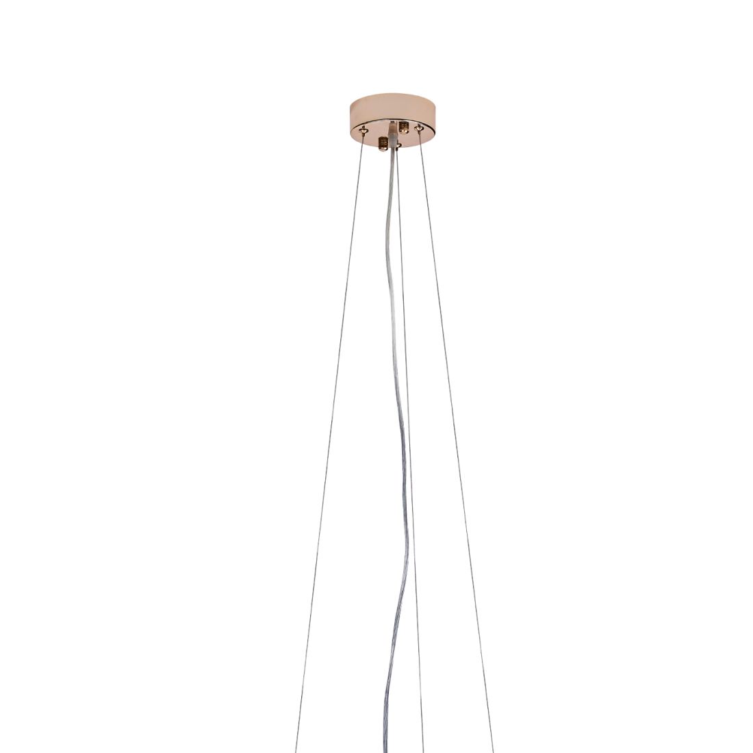 Pendente +Luz Foglia Vidro, Cristal e Metal Dourado 9L E14 Ø600x470mm PE-207/9.60DO