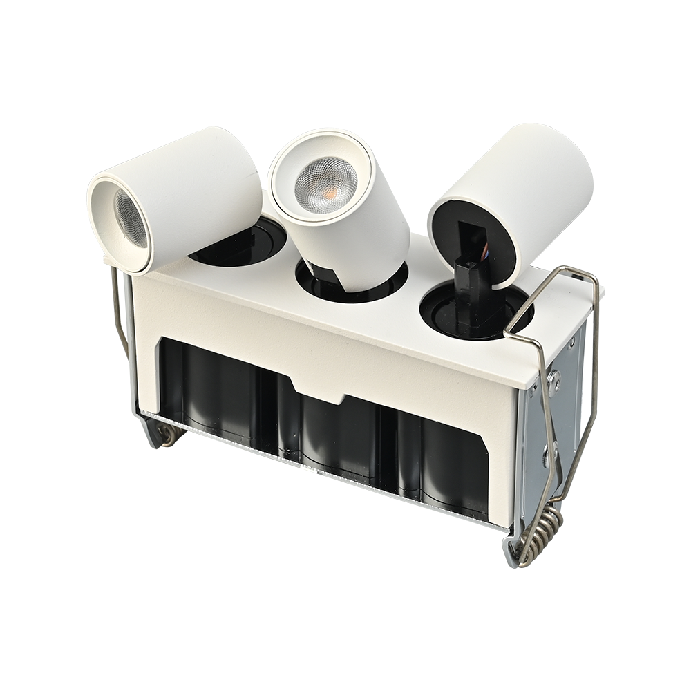 Spot Embutir Direcionável Nordecor Kawi 6 watts 3000K Branco IRC90 30° Bivolt 100x40x28mm 6688