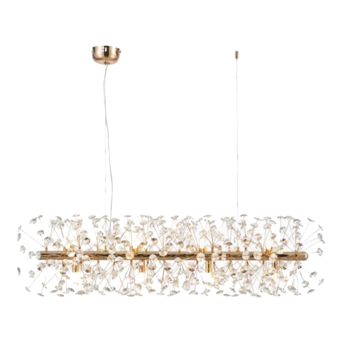 Pendente Astraled Buna Dourado Brilho 12L G9 330x900x330mm PT-1045