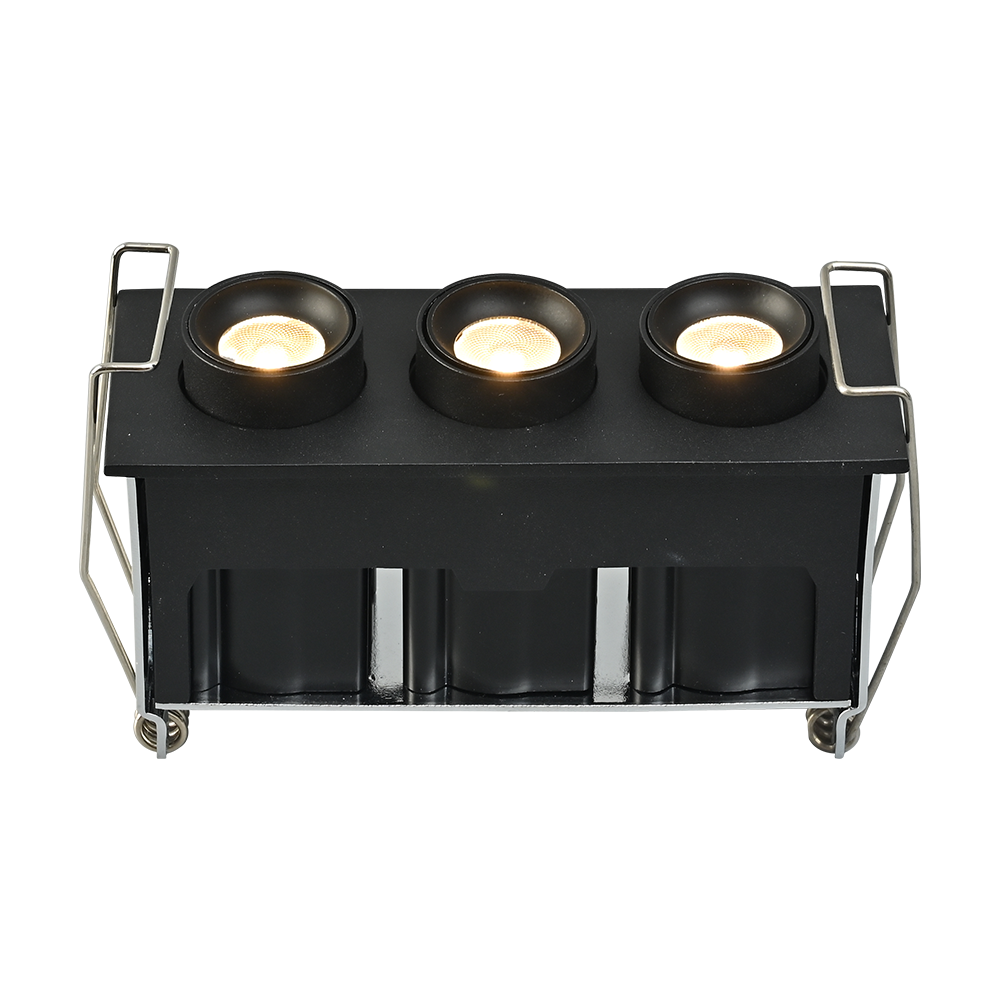 Spot Embutir Direcionável Nordecor Kawi 6 watts 3000K Preto IRC90 30° Bivolt 100x40x28mm 6689